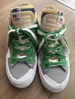 nike sacai blazer low Green 27cm - メルカリ