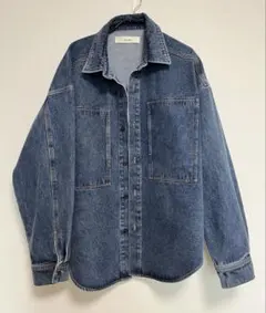 anuke Denim Over Shirts ブルー - メルカリ