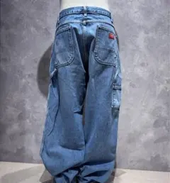 USA古着 Dickies ディッキーズ ワイド baggy デニムパンツ 極太