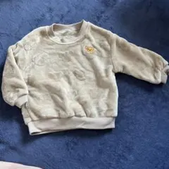 ベージュ フリース トレーナー サイズ80