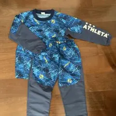 ATHLETA ピステ上下 青・ネイビー140 美品