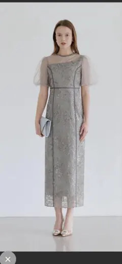スパンコールビジューボレロマーメイドワンピースドレス結婚式