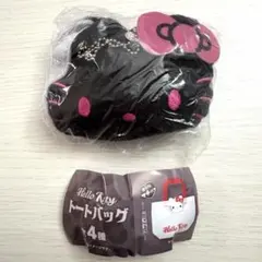 ハローキティ　トートーバッグ　 ピンク&ブラックGAL
