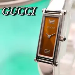 GUCCI ゴールド スクエア レディース 腕時計 1636 - メルカリ