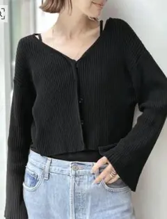 L'Appartement Boucle 2way Short Cardiganのサムネイル