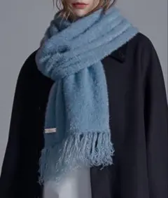 loose オーバー シャギータッチ メタルパーツマフラー