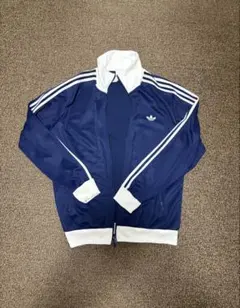 adidas トレフォイル ジャージ ネイビー ホワイト 2XL