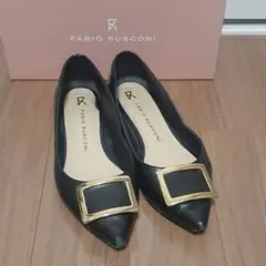 FABIO RUSCONI エナメル ポインテッドトゥパンプス 37 - メルカリ