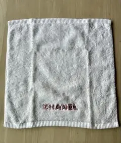 CHANEL ノベルティ ハンドタオル 未使用 【ビニールポーチ・巻紙付】