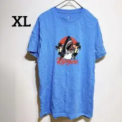 Ripzone 【XL】サメプリント Tシャツ ブルー トップス 半袖