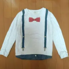 グリーンレーベル 重ね着風トレーナー 120㎝ 125㎝