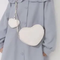 【merry jenny】doubleハートショルダーバッグ