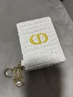 Dior 編み込みデザイン ミラーケース　ノベルティ