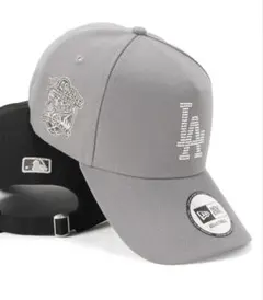 NEWERA 9FORTY ラインストーン キャップ グレー - メルカリ