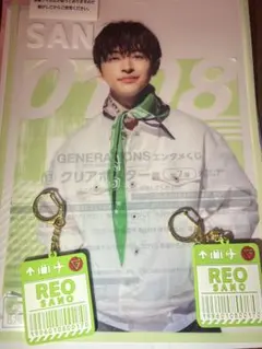 GENERATIONS 佐野玲於 クリアポスター賞 ラバーネームキーホルダー賞