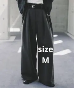 WYM ウィム SLIGHT FLARE DOUBLE CLOTH BAGGYのサムネイル