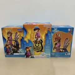 ズートピア2 フィギュア3箱セット ニックワイルド ジュディホップス 新品未開封