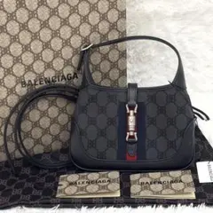 新品⭐️超激レア BALENCIAGA×GUCCI バレンシアガ ジャッキーバッグ 美品 BALENCIAGA×GUCCI バレンシアガ ジャッキーバッグ - メルカリ
