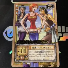 ワンピースカード旧裏】ナミ&ウソップ&ロビン 怒涛のタルタイガー TD