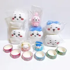ちいかわ ハチワレ ぬいぐるみ フィギュア マスキングテープ グッズ まとめ