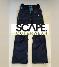 SCAPE スノーボードウェア パンツ M デニム