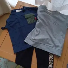 LOGOS　バンツ・トレーナー・半袖Tシャツ3点