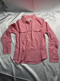 AUTHENTIC JEANSWEAR ピンク長袖シャツ S