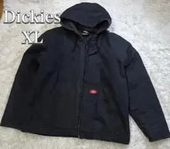 Dickies XL アウター フード付き ブラック キルティング