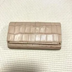 ピンク クロコダイル風 キーケース