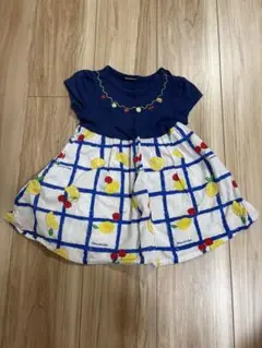 moujonjon ワンピース 80cm フルーツ柄のサムネイル