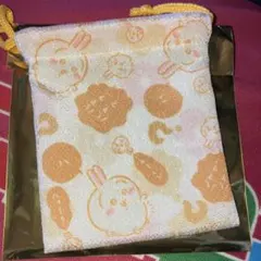 うさぎ トレーディングちりめん風ミニ巾着