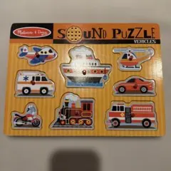 Melissa & Doug Sound Puzzle Vehicles