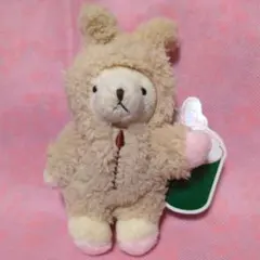 タリーズ　イースター　バニーテディ　ぬいぐるみキーホルダー