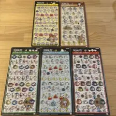 し*う様 スヌーピーボンボンドロップシール5種