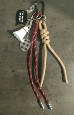 じゃらじゃらキーホルダー バドミントン バッグチャーム