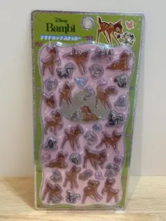 Disney バンビ　プチドロップステッカー