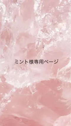 ミント様専用ページ