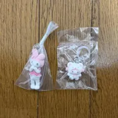 サンリオ マイメロ ふわふわスノー めじるしアクセサリー ミニチュアチャーム