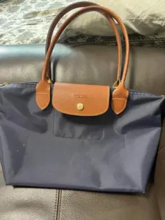 LONGCHAMP ル・プリアージュ ハンドバッグ ネイビー