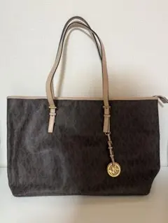 Michael Kors ダークブラウン トートバッグ