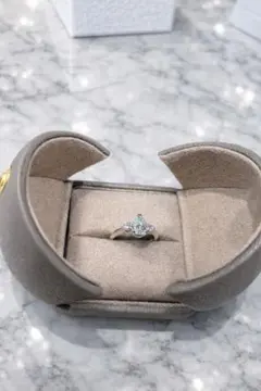 銀座ダイヤモンドシライシ婚約指輪0.345ct プラチナ950新品未使用29万 