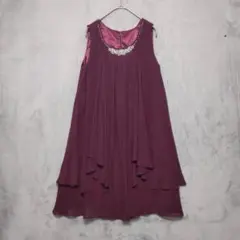 iNFINE♡パーティードレス お呼ばれ パール 膝丈ワンピース 9