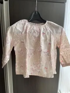 ボンポワン  花柄ブラウス　2y
