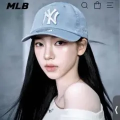 入手困難 韓国MLB ハート バケットハット aespa カリナ着用 - メルカリ