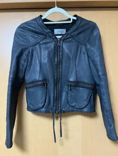 FRAY I.D 黒いレザージャケット