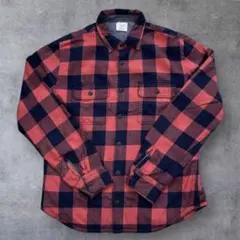 MADE IN U.S.A. ブロックチェックネルシャツM アメカジ