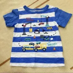 motherways マザウェイズ はたらくくるま柄 Tシャツ　104のサムネイル