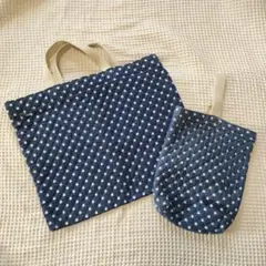 通園バック　レッスンバッグ　上靴入れ　入園準備 ハンドメイド