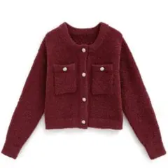 ブークレニットカーディガン　[gn349]