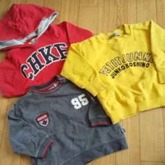 トレーナー 3点セット 80